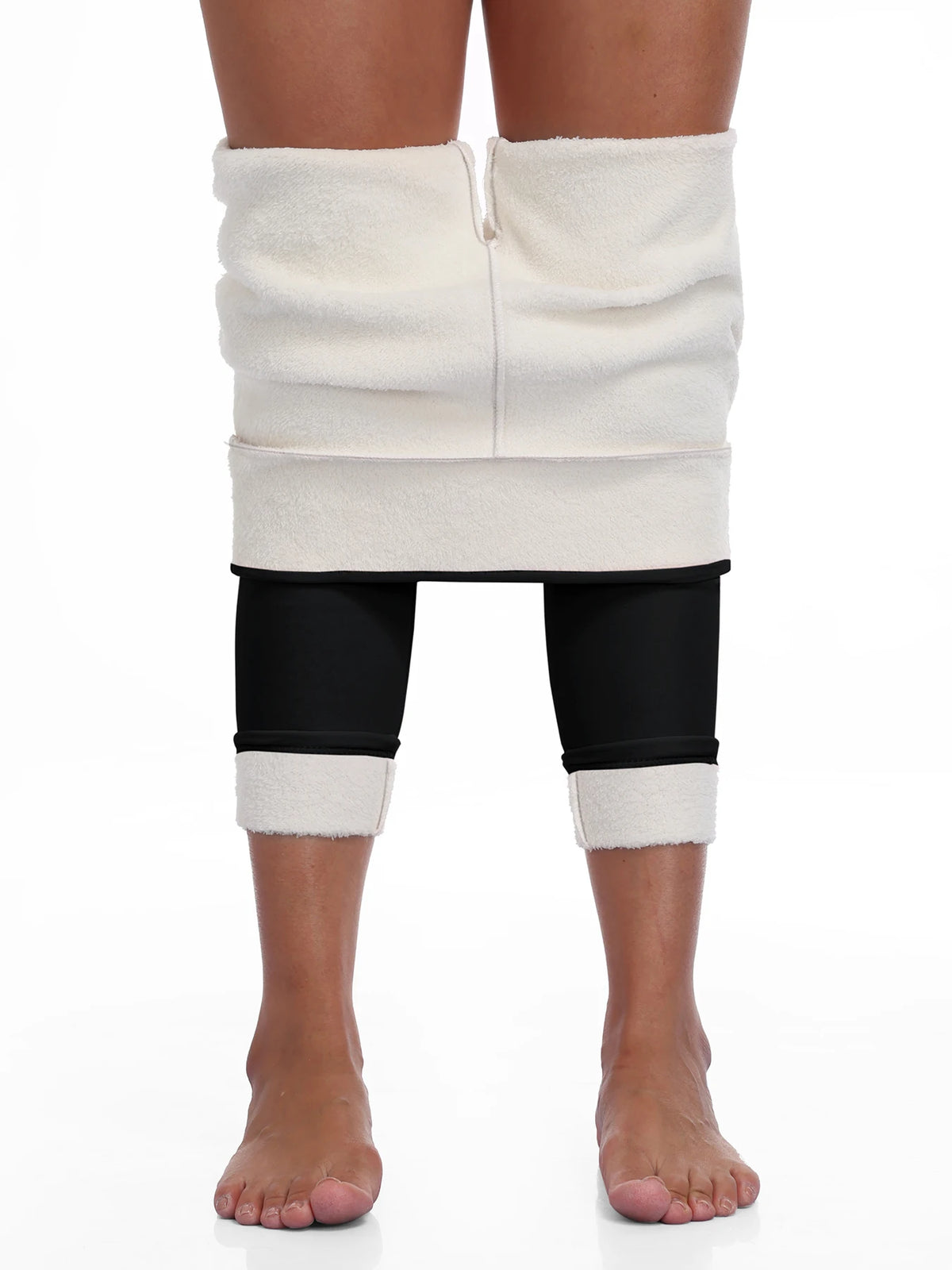 Leggings chauds en polaire pour femmes, collants épais en velours, taille haute, élastiques, Slim, couleur unie, pour prévenir le froid, automne et hiver