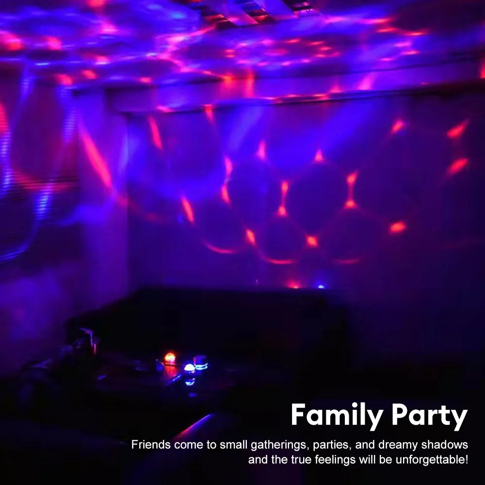 Projecteur LED Ciel Étoilé Rotatif 360° - Veilleuse USB Chambre