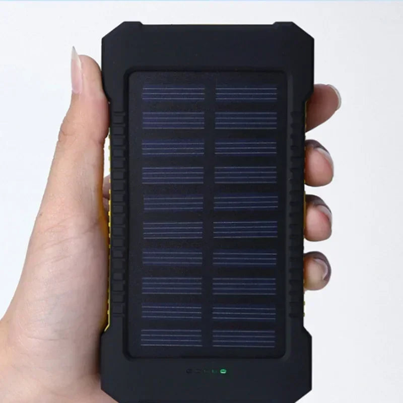 Batterie solaire portable Lenovo 500000mAh, grande capacité, charge rapide, pour iPhone Samsung Huawei