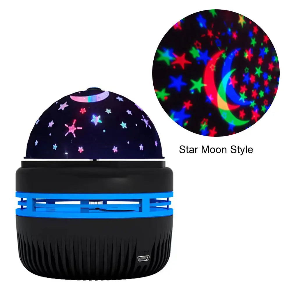 Projecteur LED Ciel Étoilé Rotatif 360° - Veilleuse USB Chambre