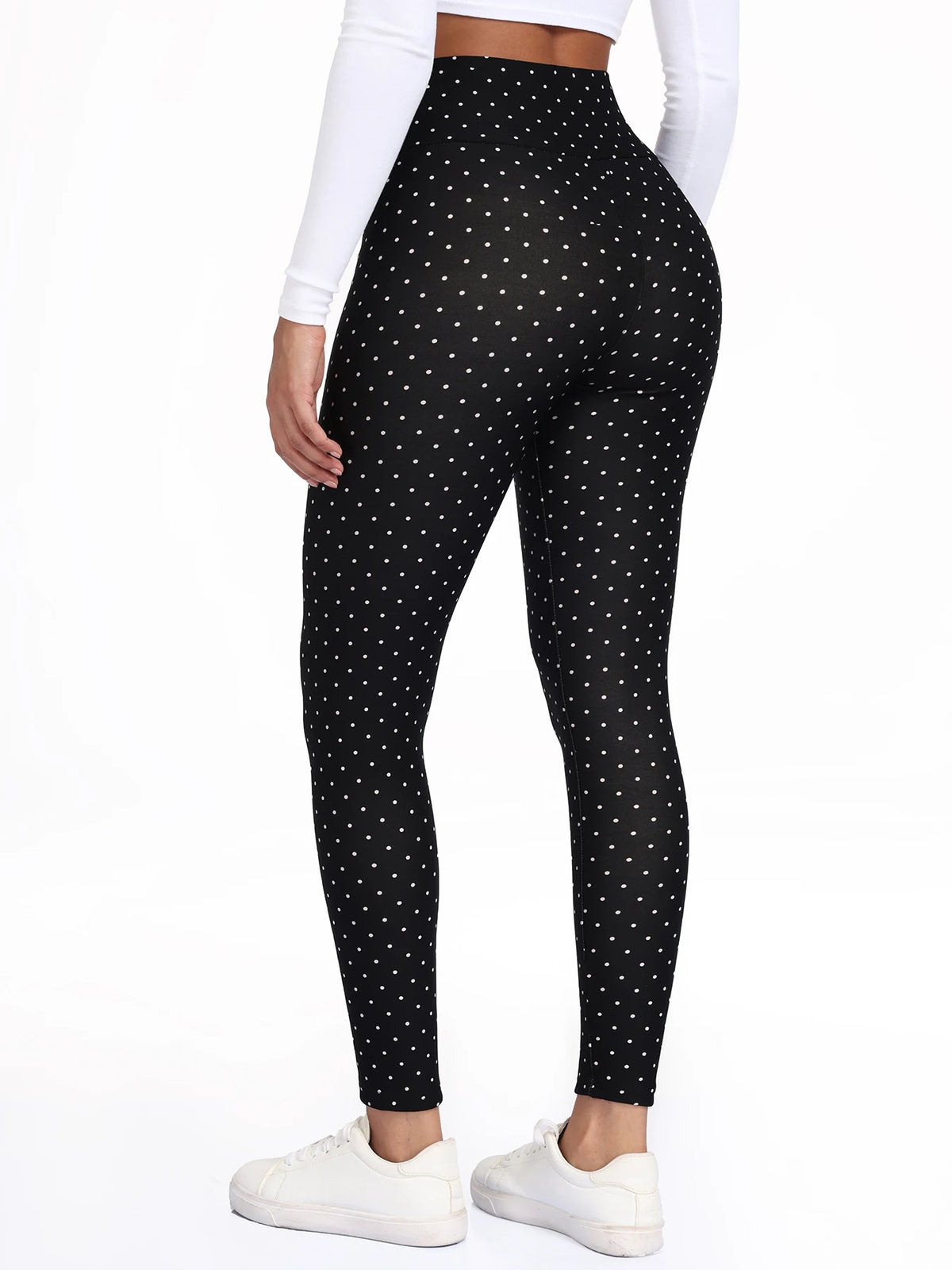 Leggings chauds en polaire pour femmes, collants épais en velours, taille haute, élastiques, Slim, couleur unie, pour prévenir le froid, automne et hiver