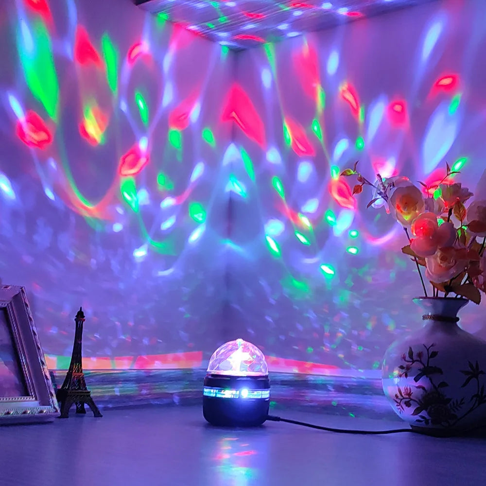 Projecteur LED Ciel Étoilé Rotatif 360° - Veilleuse USB Chambre