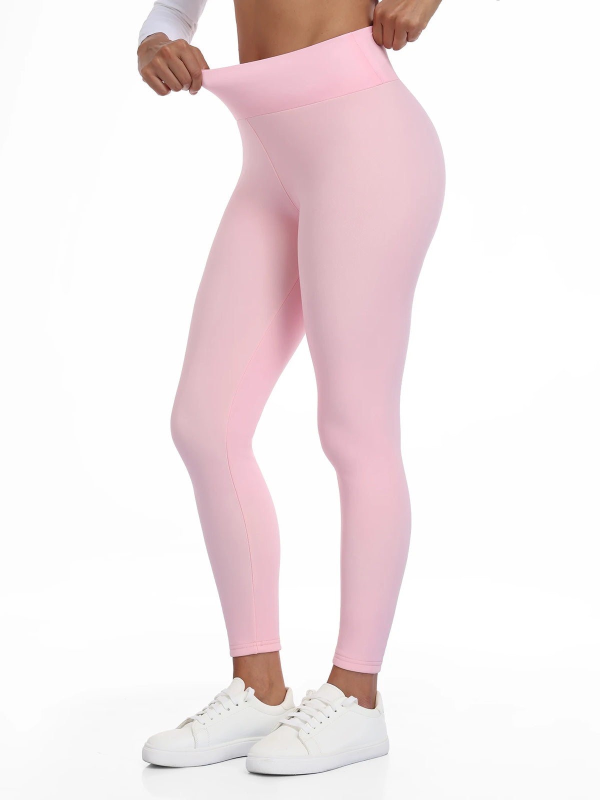 Leggings chauds en polaire pour femmes, collants épais en velours, taille haute, élastiques, Slim, couleur unie, pour prévenir le froid, automne et hiver