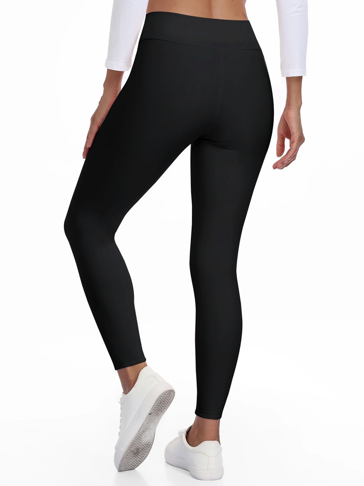 Leggings chauds en polaire pour femmes, collants épais en velours, taille haute, élastiques, Slim, couleur unie, pour prévenir le froid, automne et hiver