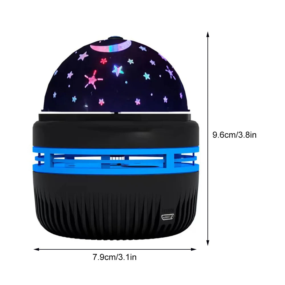 Projecteur LED Ciel Étoilé Rotatif 360° - Veilleuse USB Chambre