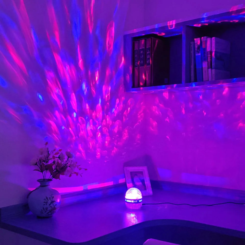 Projecteur LED Ciel Étoilé Rotatif 360° - Veilleuse USB Chambre