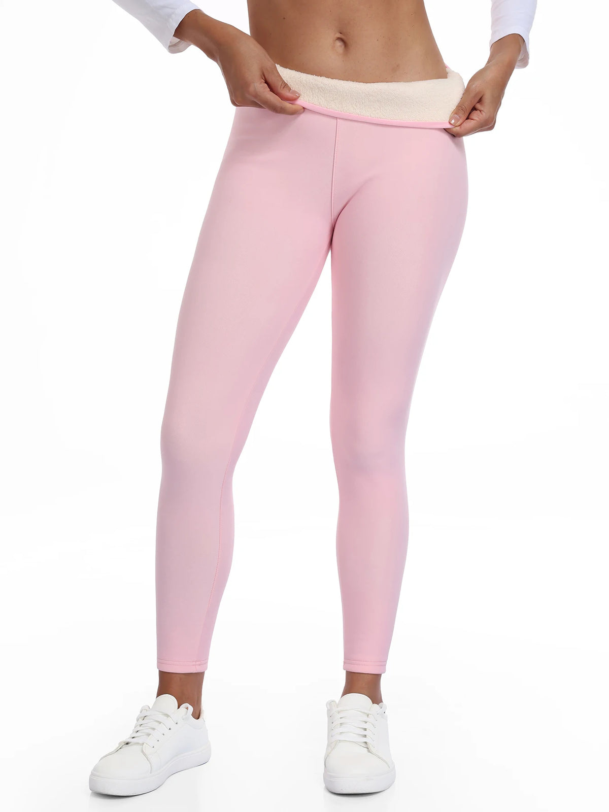 Leggings chauds en polaire pour femmes, collants épais en velours, taille haute, élastiques, Slim, couleur unie, pour prévenir le froid, automne et hiver